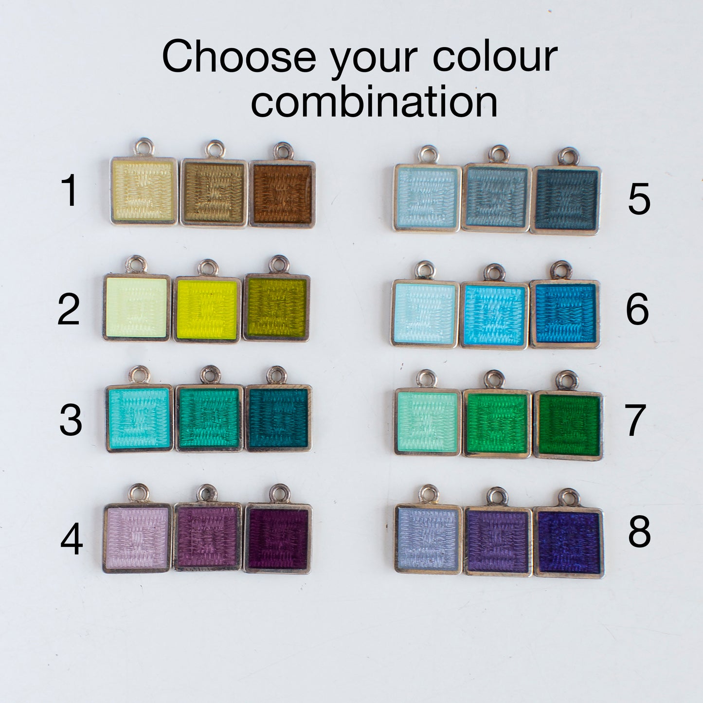 Drop Stud Cloisonne Enamel Earrings With Guilloche Pattern