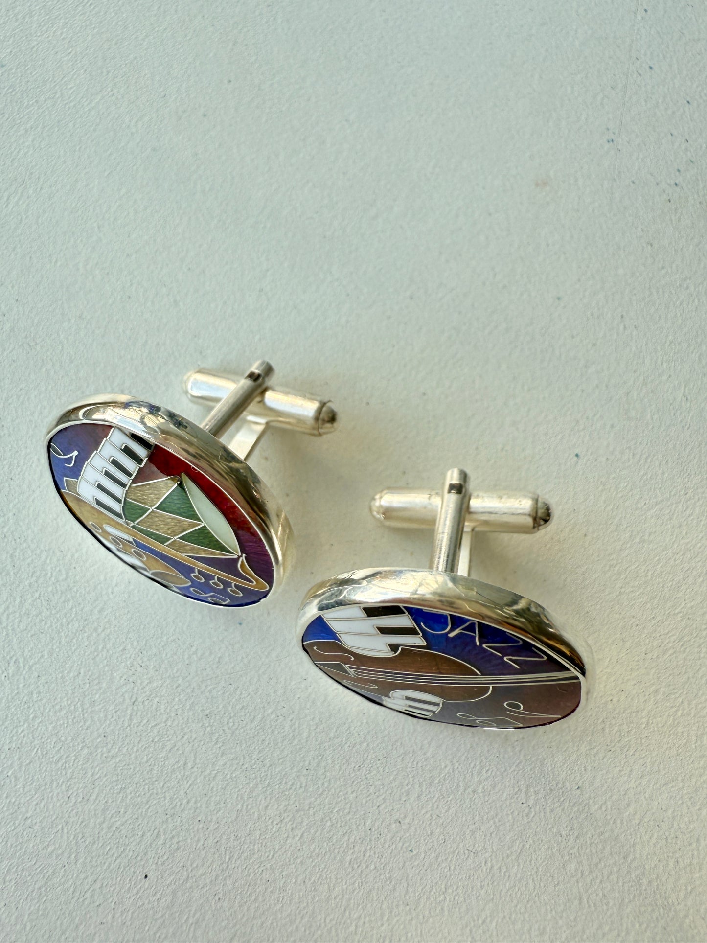 Custom made cufflinks "Jazz"