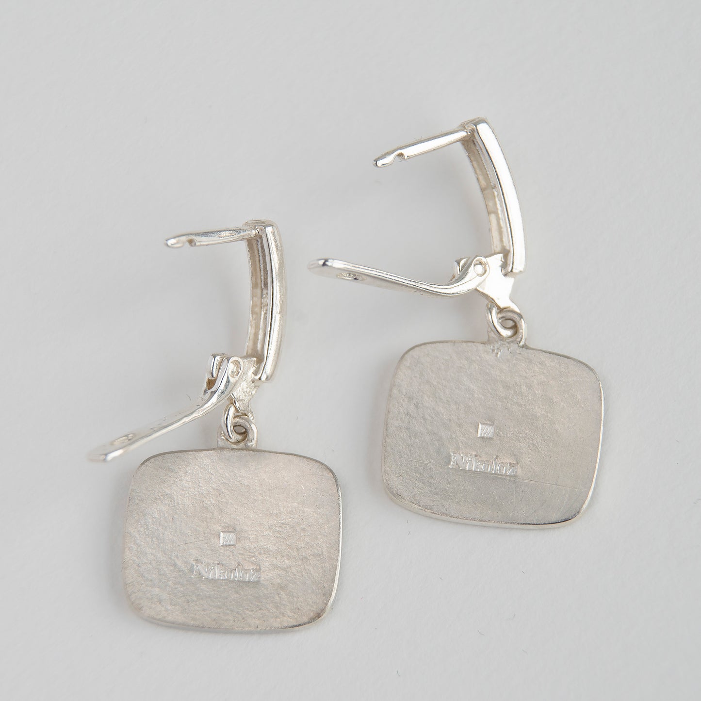 Crocus Paradise Cloisonné Enamel Earrings