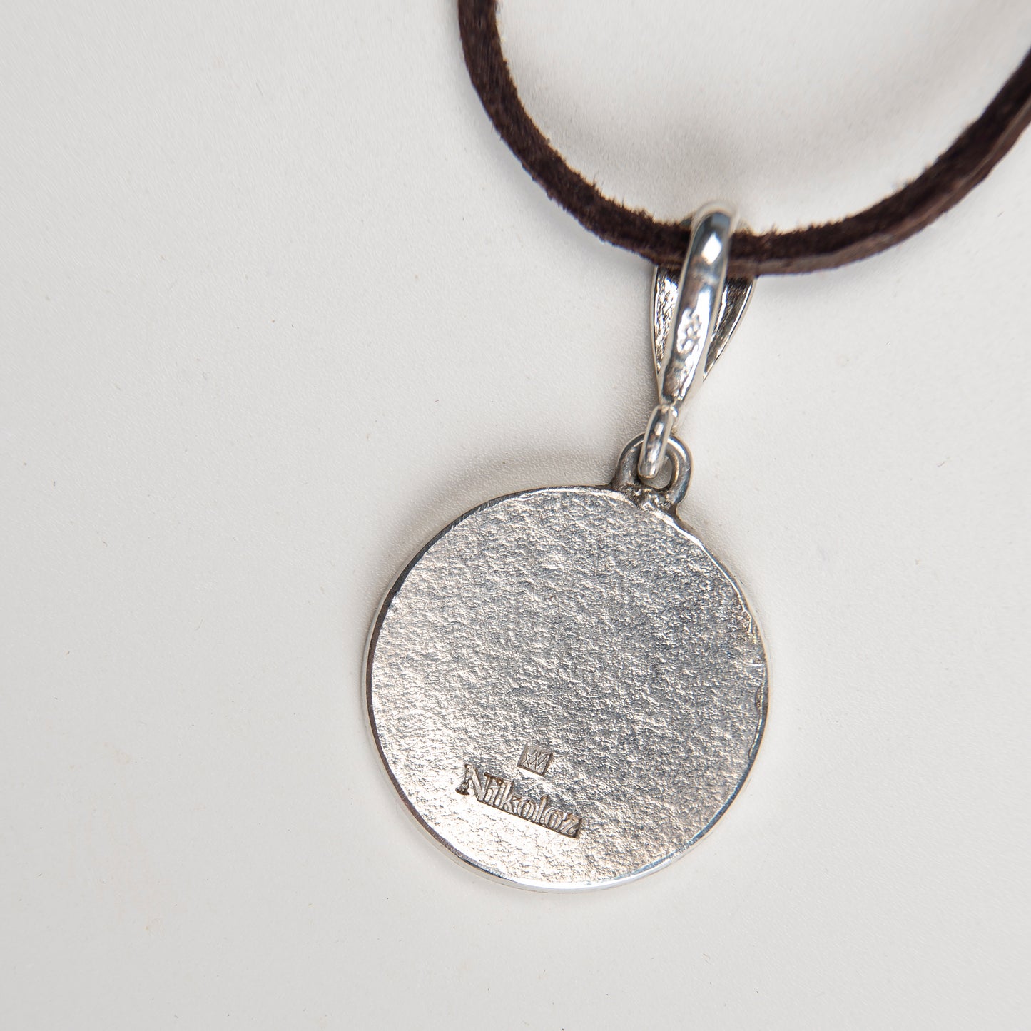 Hibiscus Flower Cloisonné Enamel Pendant