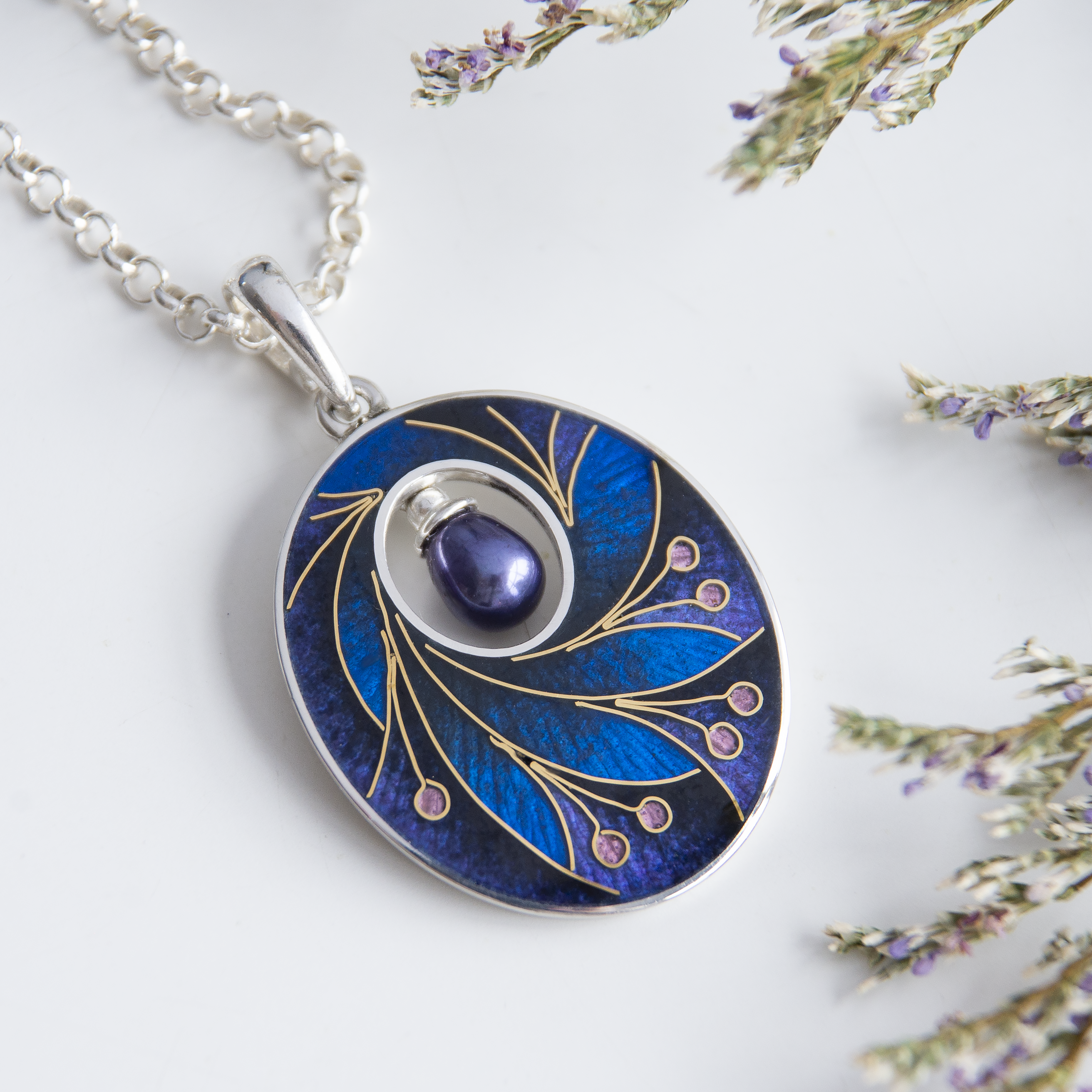 Enamel pendant deals