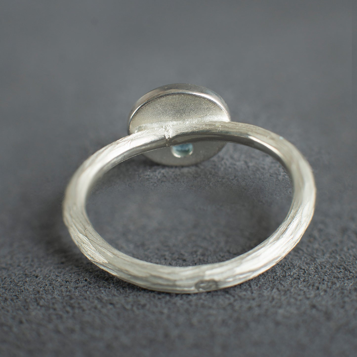 Engagement Enamel Ring With Topaz