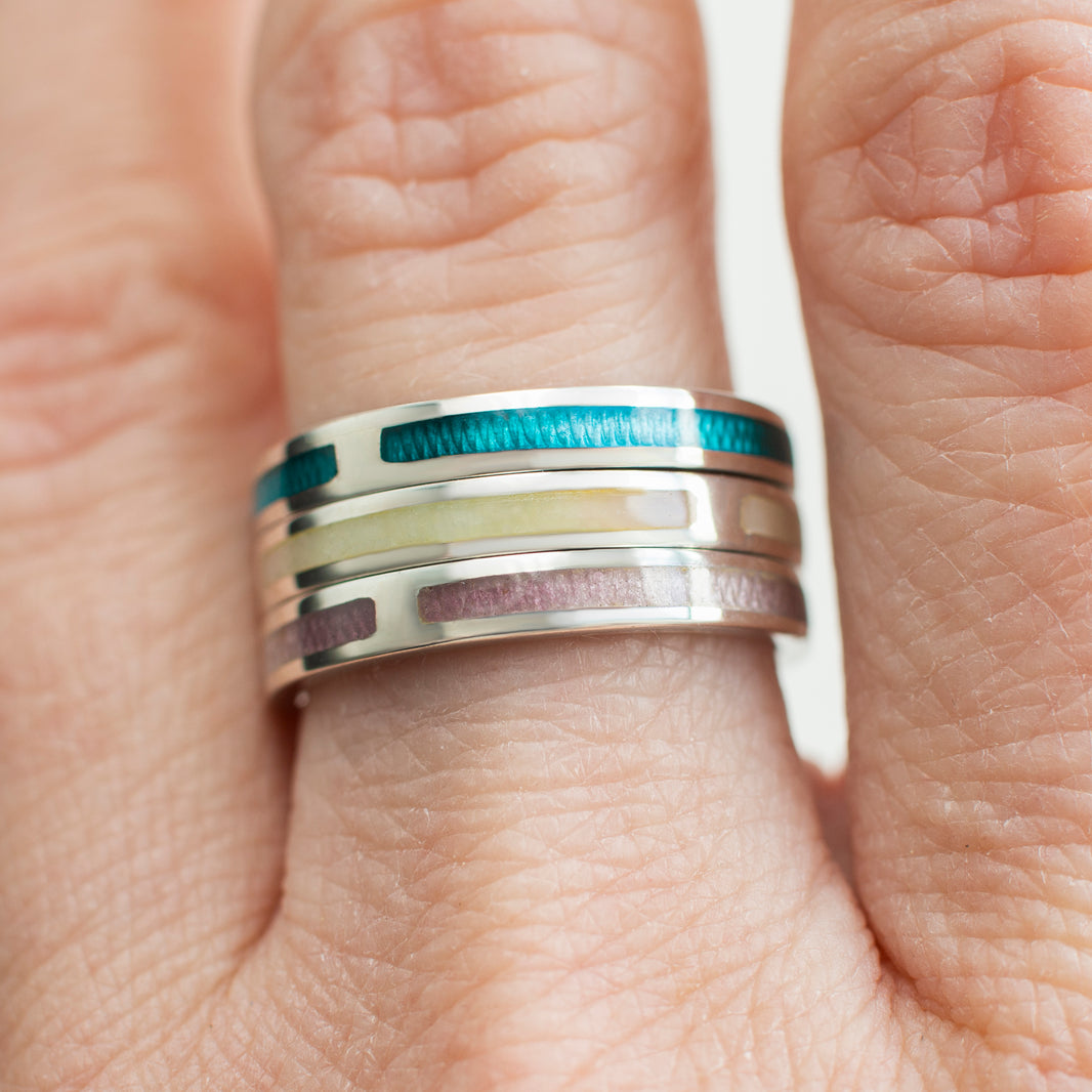 Enamel Rings | Elegant & Evocative – Nikoloz Jewelry