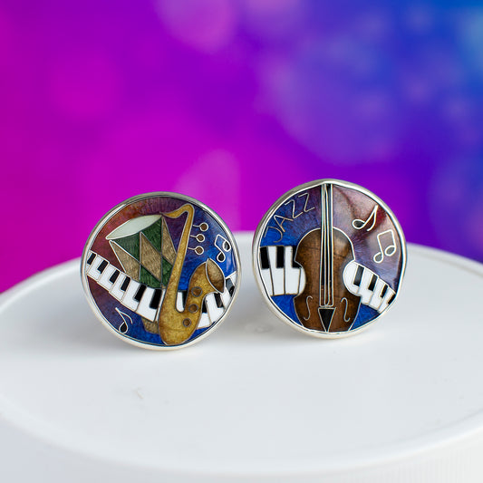 Custom made cufflinks "Jazz"