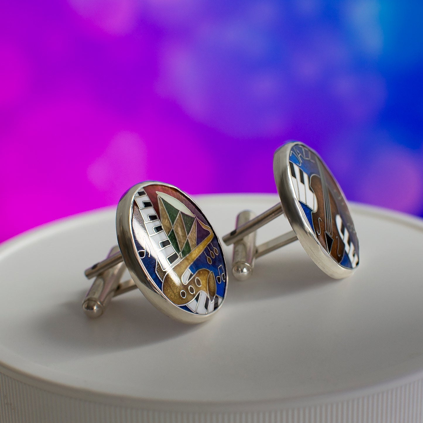 Custom made cufflinks "Jazz"