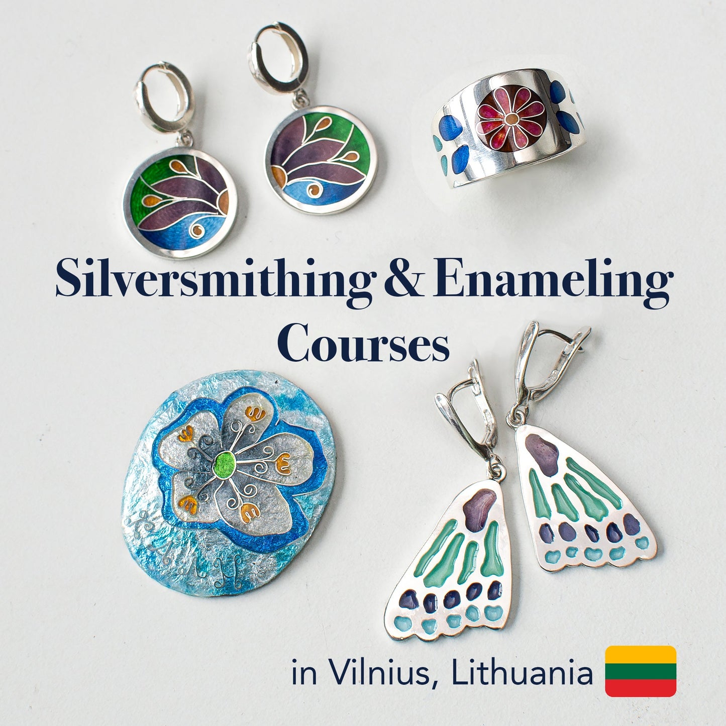 Individual Offline Enamelling and Jewelry Making Courses