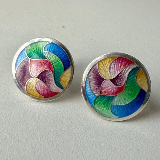 Custom made sufflinks "Abstract"