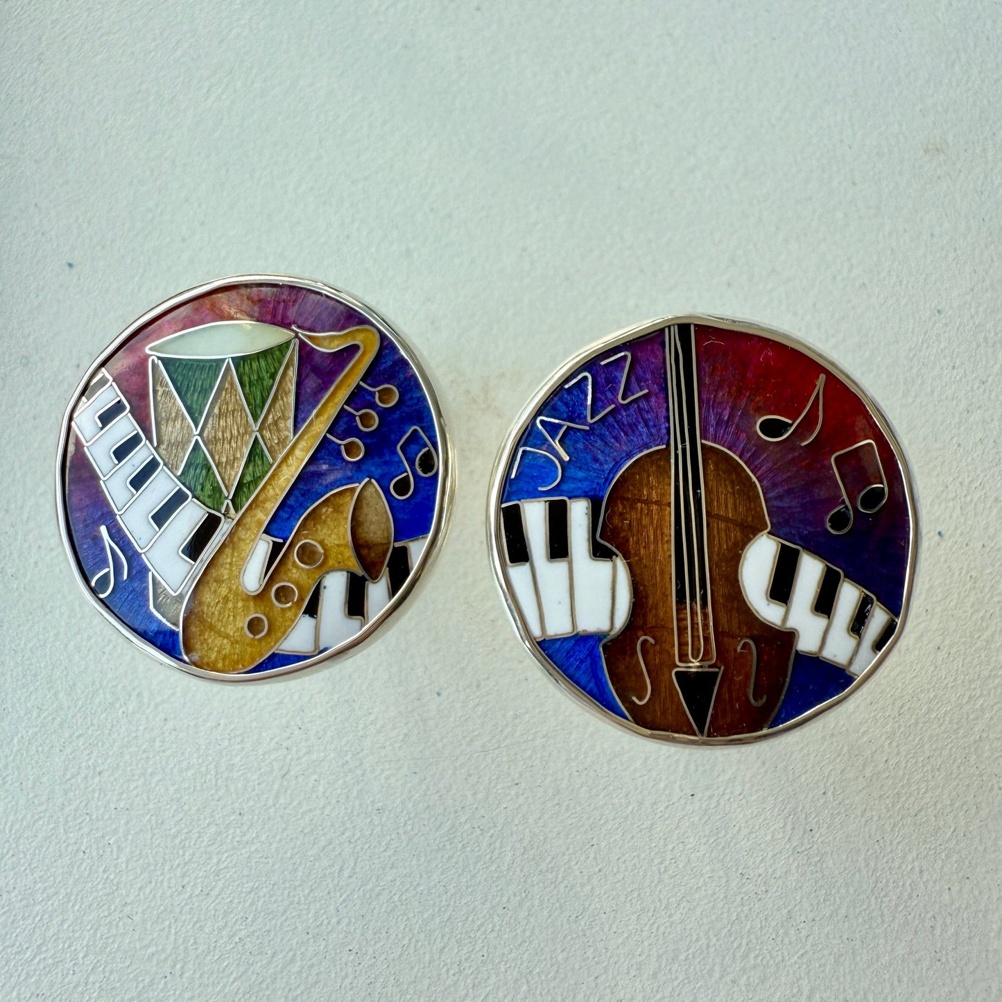 Custom made cufflinks "Jazz"