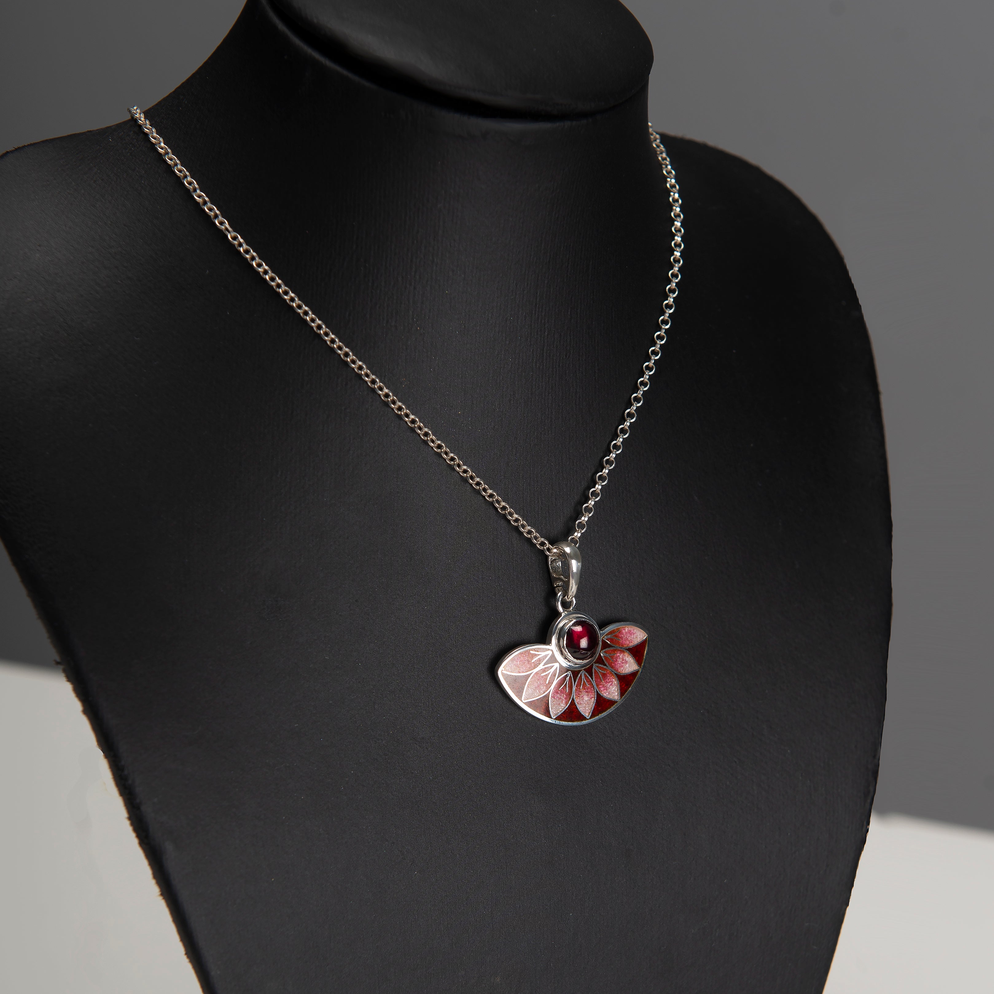 Red Garnet Little Gemstone Necklace – Julia Szendrei Jewelry