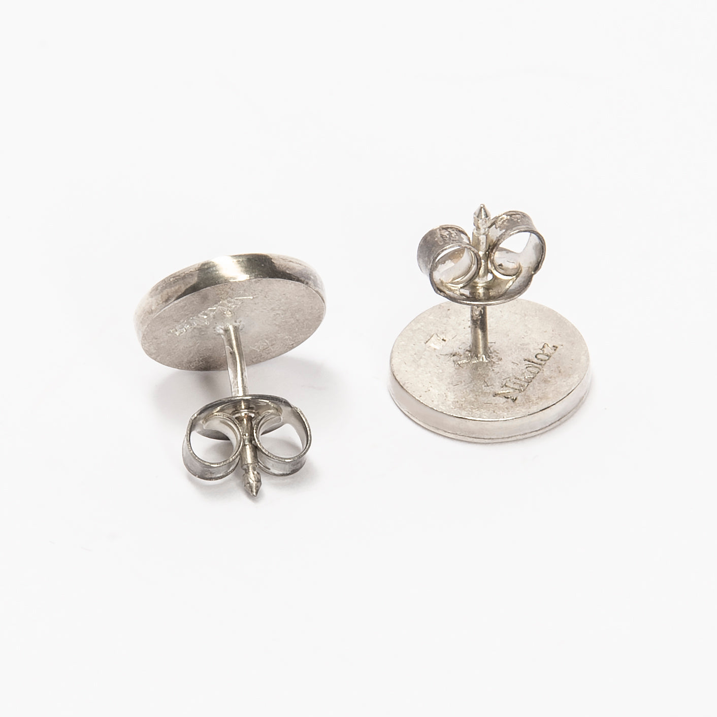 Forget Me Not Flower Cloisonne Enamel Stud Earrings