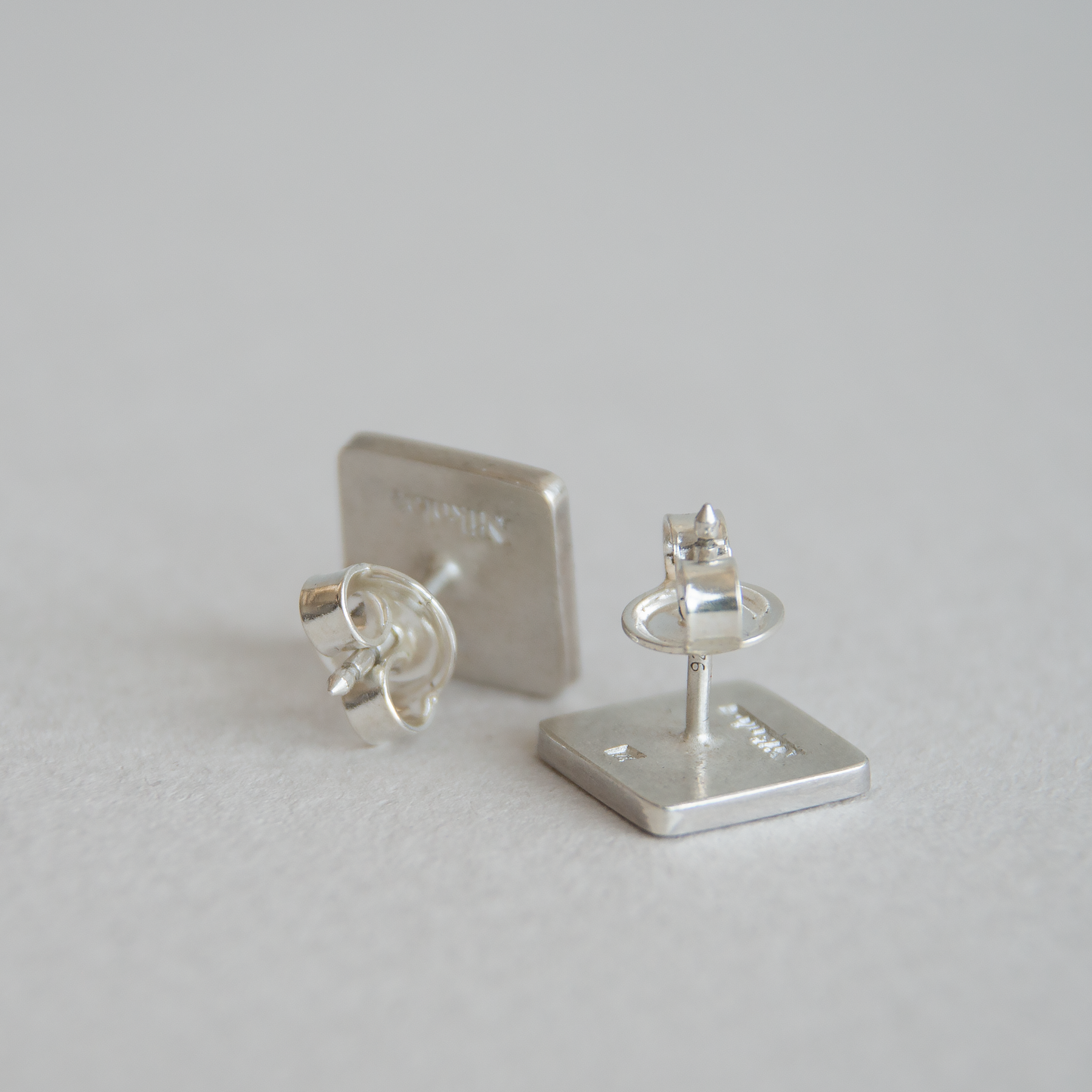 Mondrian Cloisonné Enamel Stud Earrings